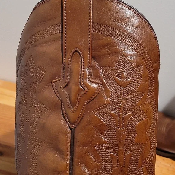 Women's Resistol Brown leather cowboy boots size 9 - Picture 12 of 15